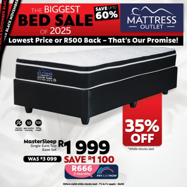 Master Sleep, Euro Top, Base and Mattress - Image 3