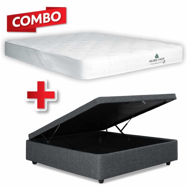Wellness Athlete, Mattress, With Storage Base
