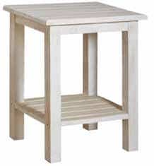 Charlene Pedestal (Double Shelf)