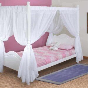 Princess 4 Poster Bed (with Curtains)