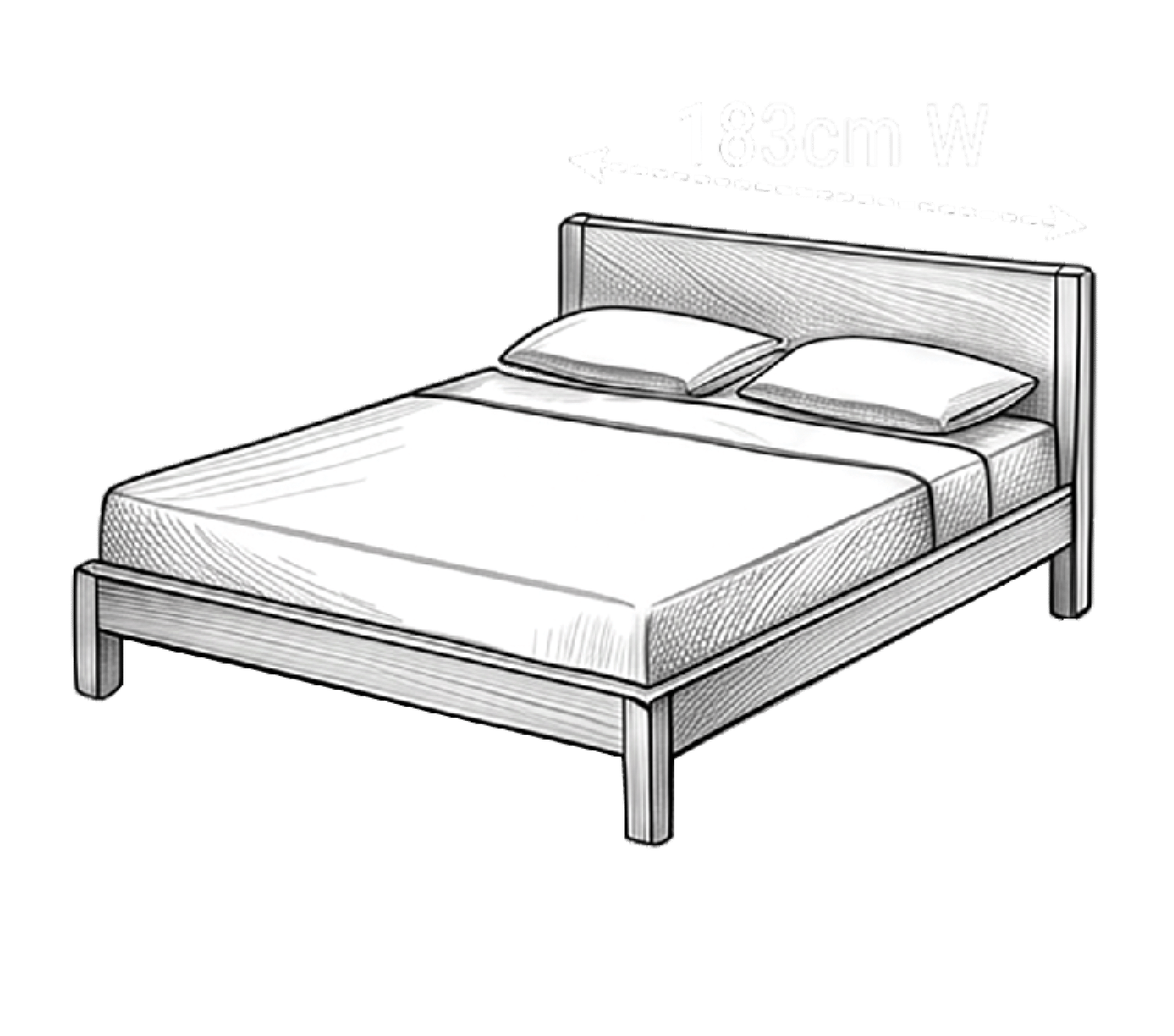 king bed