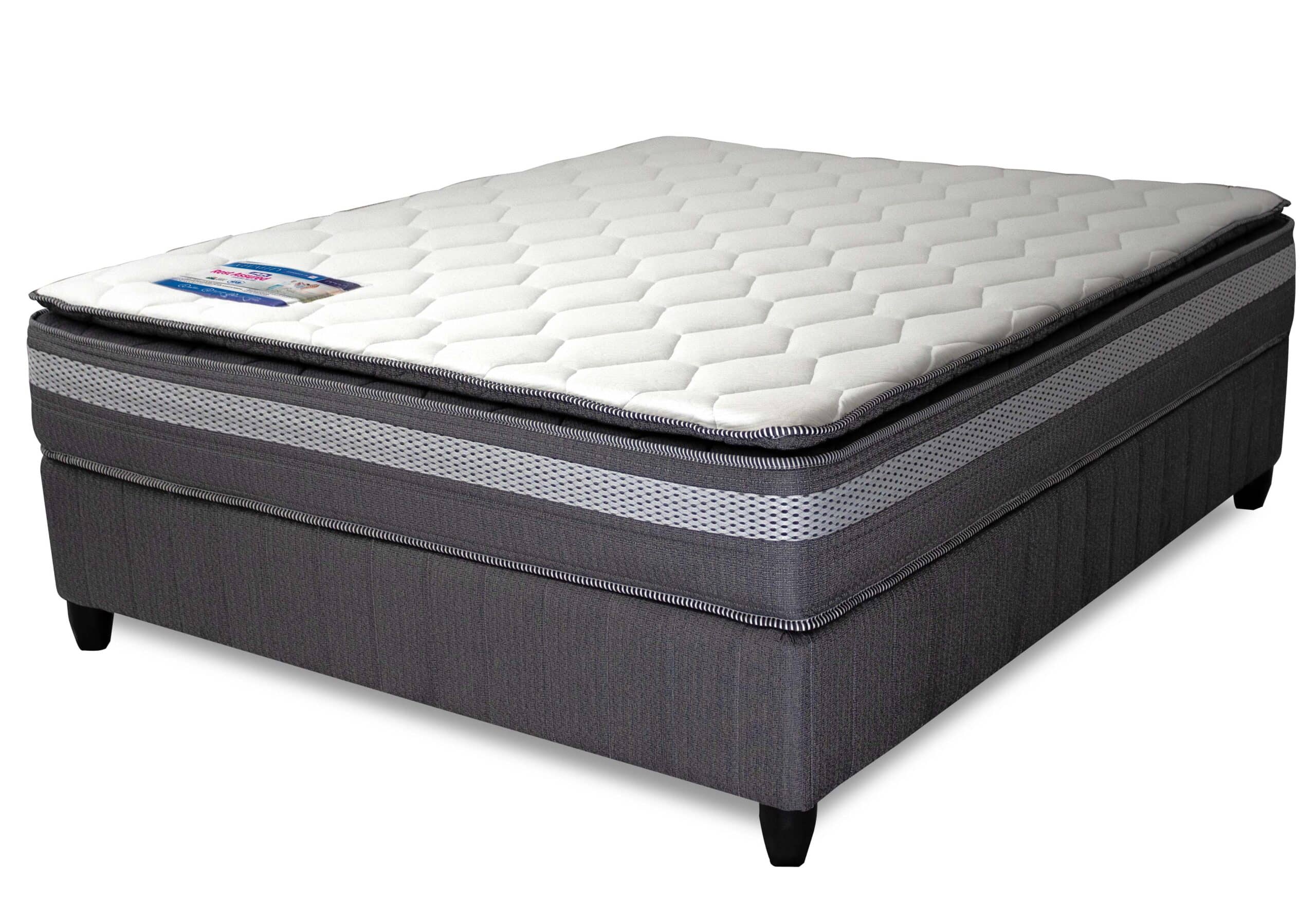 Rest Assured, Vitality Comfort Pillow Top, Base and Mattress SING, THREE QUATER, DOUBLE,KING,QUEEN,SUPER KING,XL